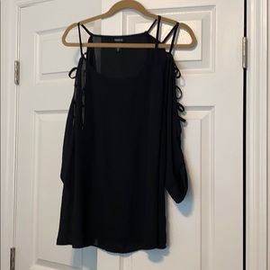 Cut out sleeve blouse